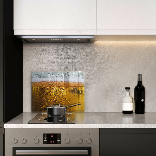 Sklenená doska na krájanie Mokrý pohár piva