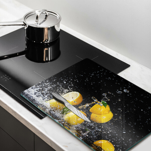 Sklenená doska na krájanie Šťavnaté citrónové ovocie