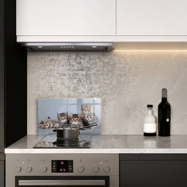 Sklenená doska na krájanie Sladké mačiatka