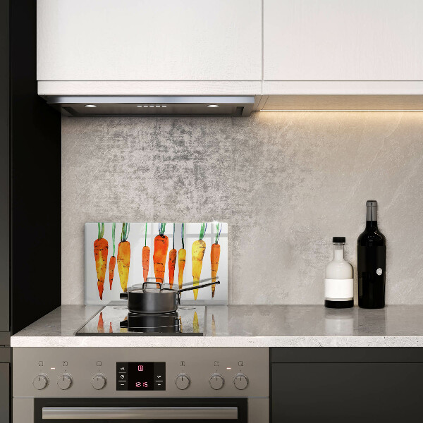 Sklenená doska na krájanie Mrkva ilustrácie