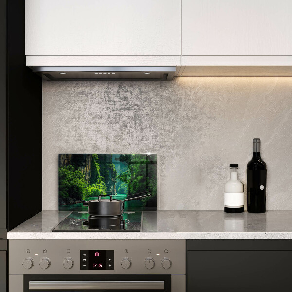 Sklenená doska na krájanie Lagúnová krajina