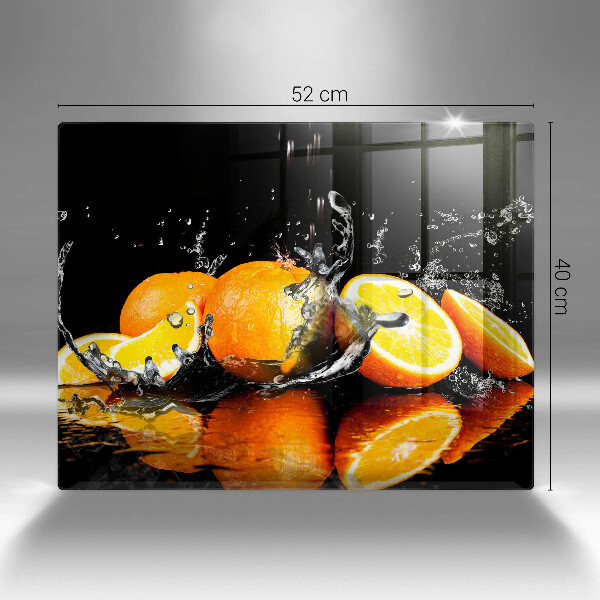 Sklenená doska na krájanie Šťavnaté oranžové ovocie