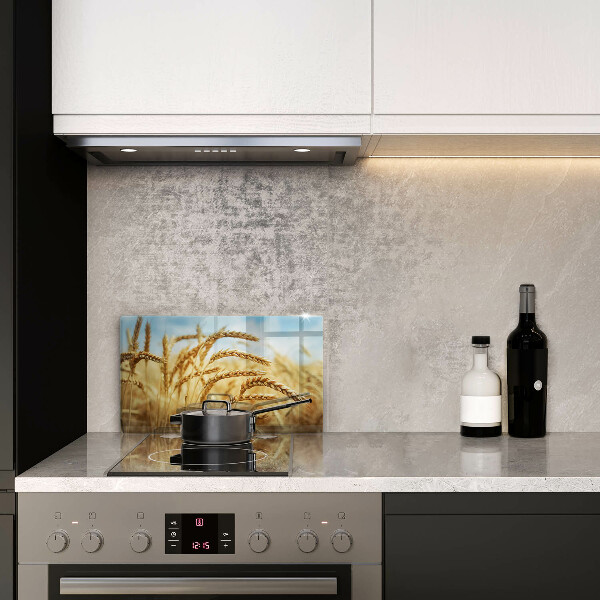 Sklenená doska na krájanie Klasy obilnín na poli