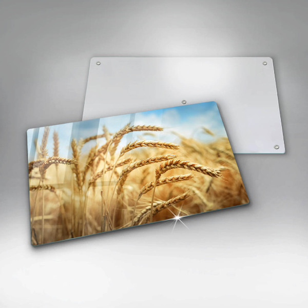 Sklenená doska na krájanie Klasy obilnín na poli