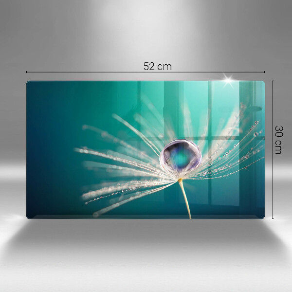 Sklenená doska na krájanie Rosa na púpave