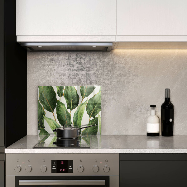 Sklenená doska na krájanie Banánové listy