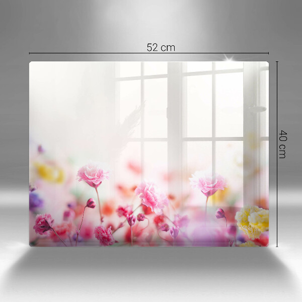 Sklenená doska na krájanie Kvetinová lúka