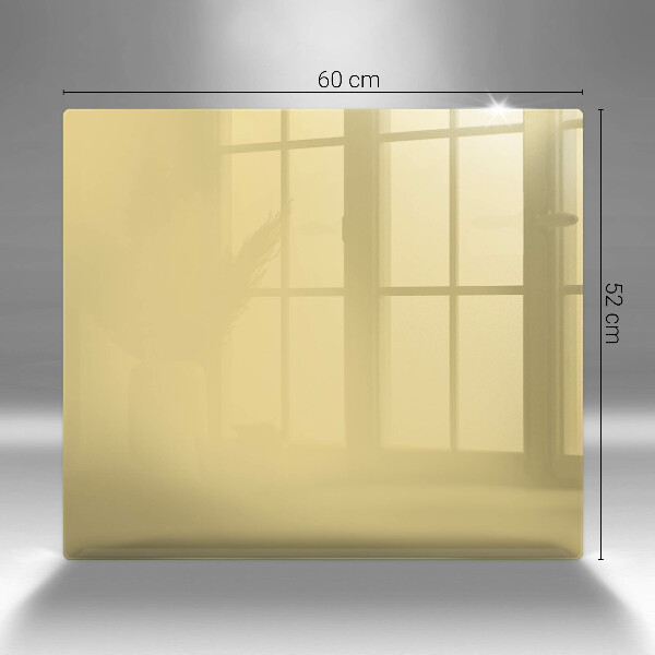 Sklenená doska na krájanie žltá