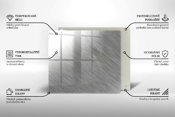 Sklenená doska na krájanie Kovové textúry pozadia