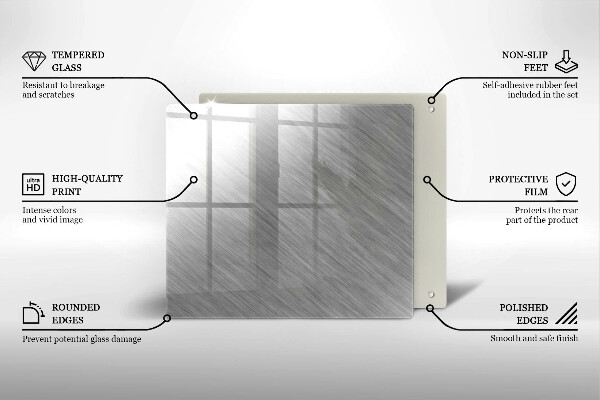 Sklenená doska na krájanie Kovové textúry pozadia