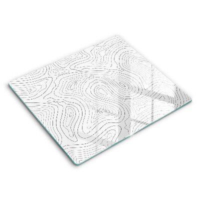 Sklenená doska na krájanie Abstraktné tvary