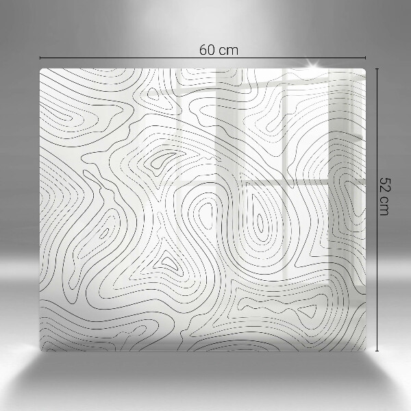 Sklenená doska na krájanie Abstraktné tvary