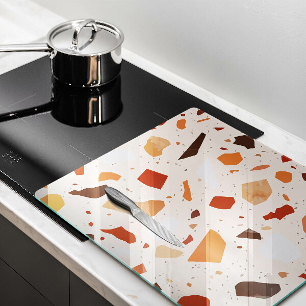 Sklenená doska na krájanie Dekoratívna kamenina