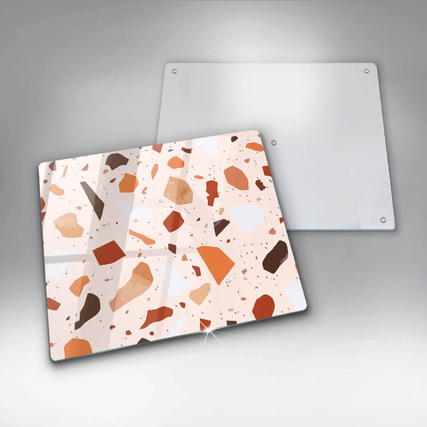 Sklenená doska na krájanie Dekoratívna kamenina