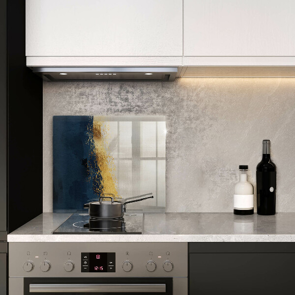 Sklenená doska na krájanie Zlatá abstrakcia