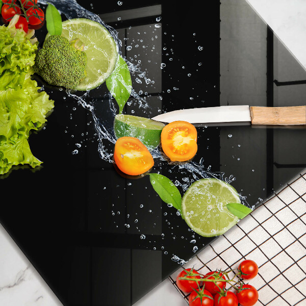 Sklenená doska na krájanie Limetková mätová voda