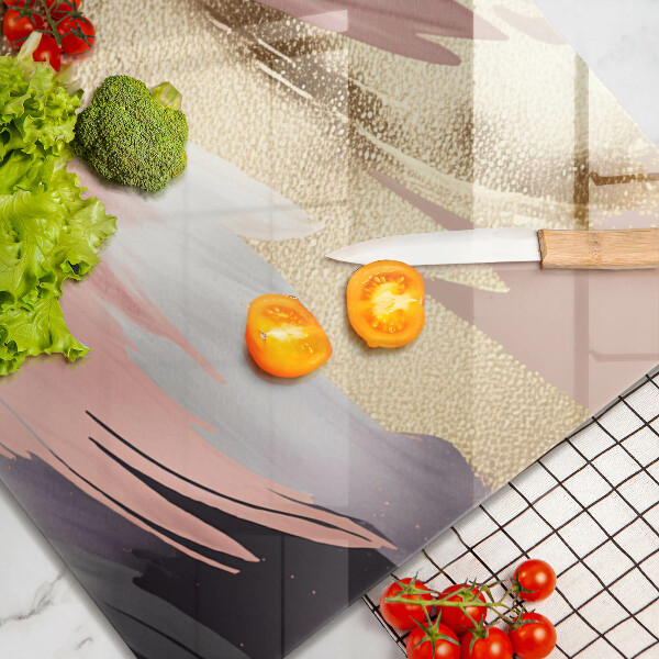 Kuchynská doska zo skla Pastelové škvrny