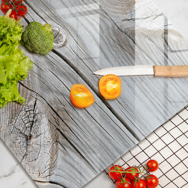 Kuchynská doska zo skla Svetlá štruktúra dreva