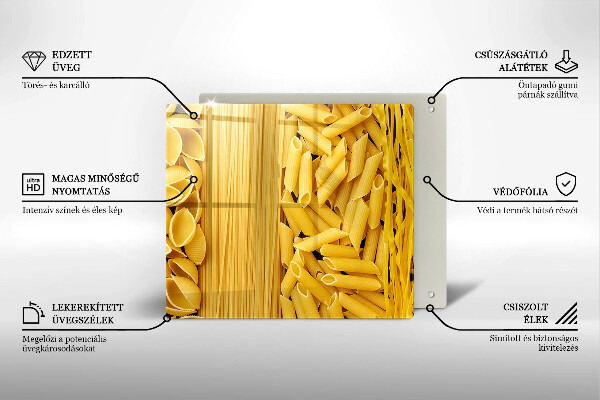 Kuchynská doska zo skla Cestoviny