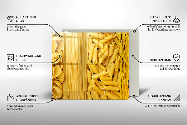 Kuchynská doska zo skla Cestoviny