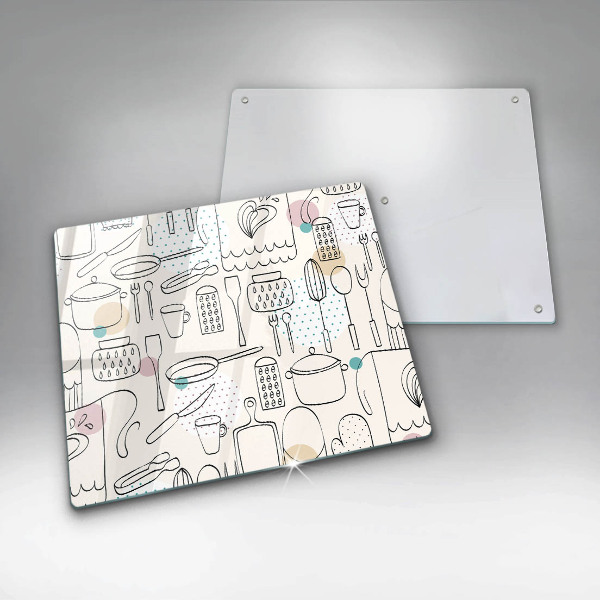 Sklenená doska na krájanie Kuchynské doplnky