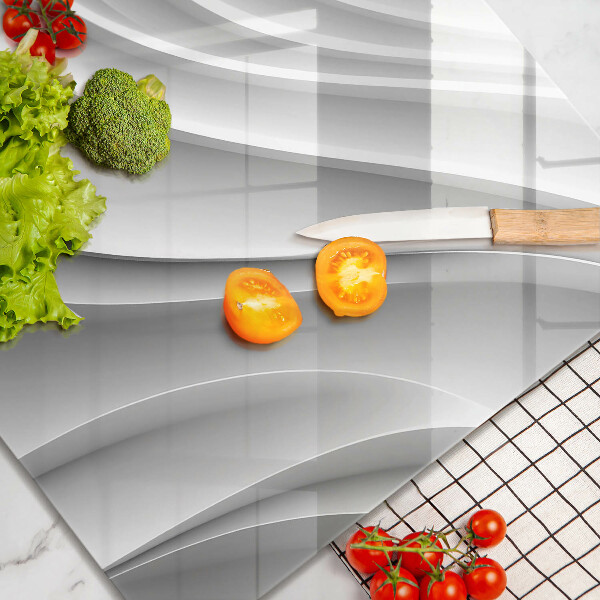 Sklenená doska na krájanie Geometrické čiary