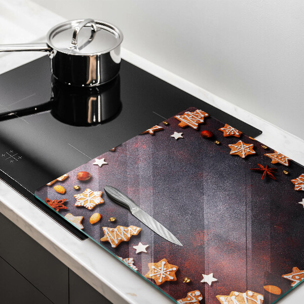 Sklenená doska na krájanie Perníkové Vianoce