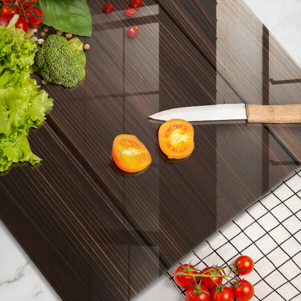 Sklenená doska na krájanie Zelenina na stole