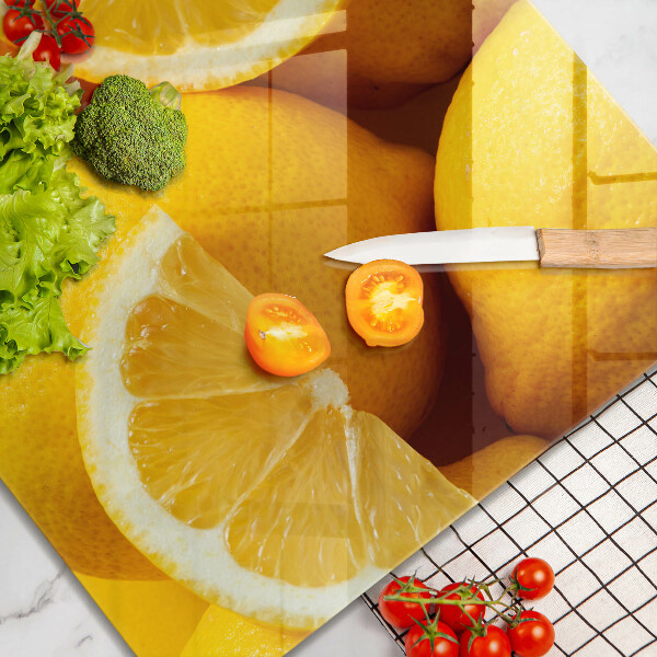 Sklenená doska na krájanie Šťavnaté citróny