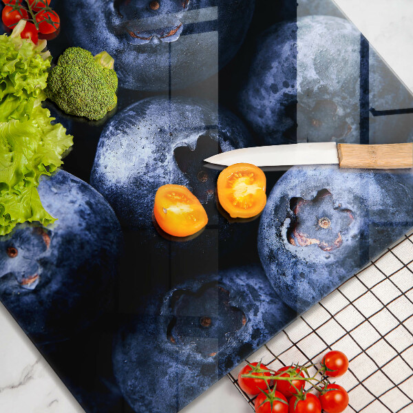 Sklenená doska na krájanie Zblízka bobúľ