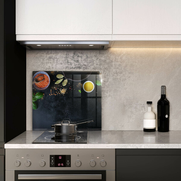 Sklenená doska na krájanie Misky s korením