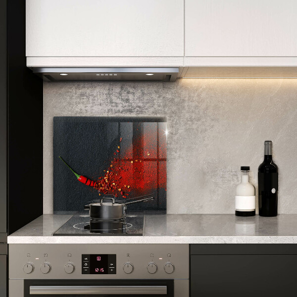 Sklenená doska na krájanie Čili paprička