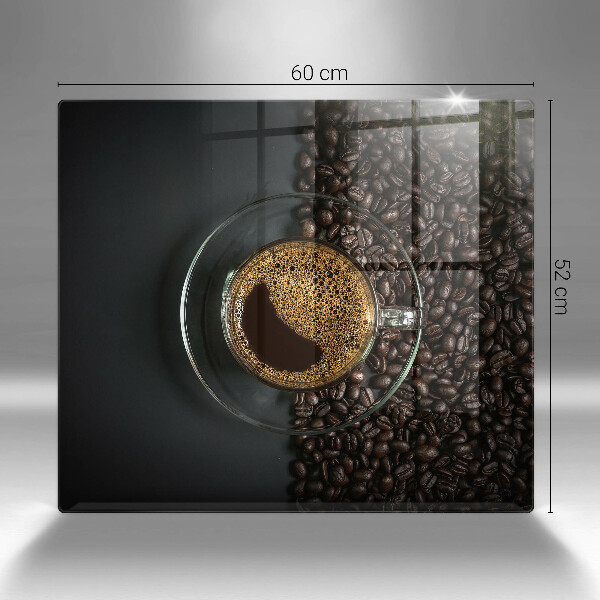Sklenená doska na krájanie Káva a fazuľa