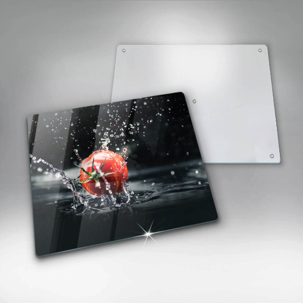 Sklenená doska na krájanie Paradajka vo vode