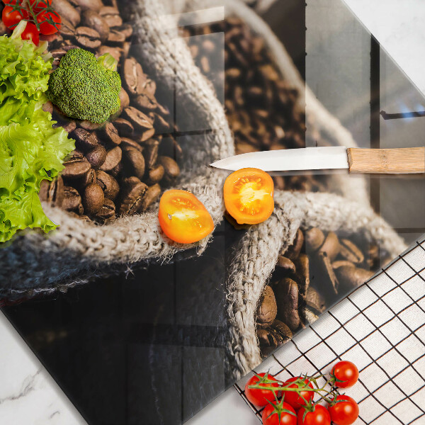 Sklenená doska na krájanie Vrecia na kávové zrná