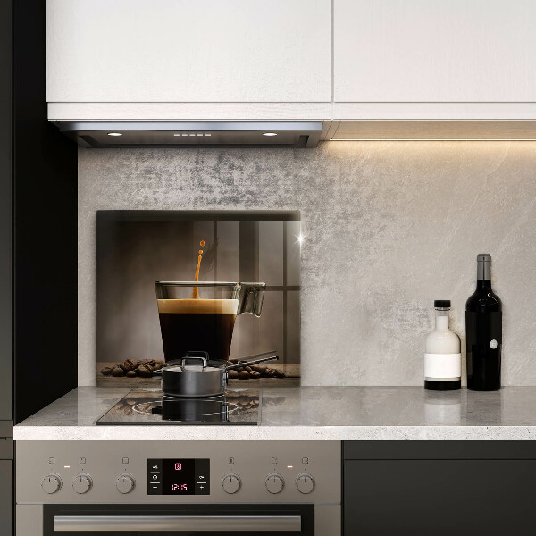 Sklenená doska na krájanie Sklo a kávové zrná