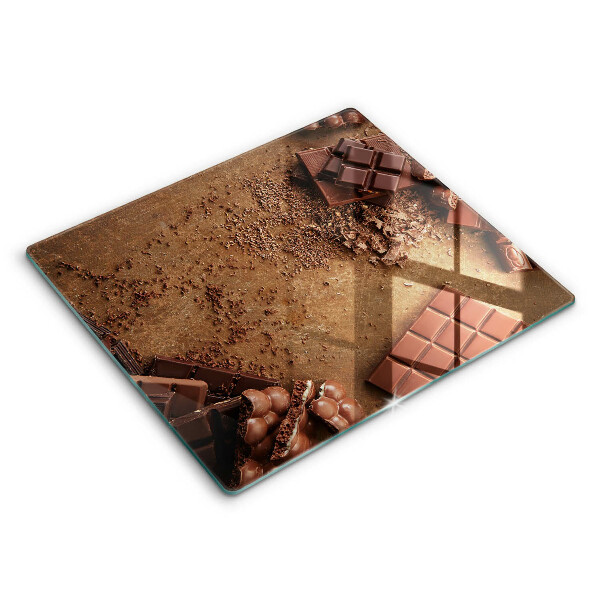 Sklenená doska na krájanie Čokoládové sladkosti