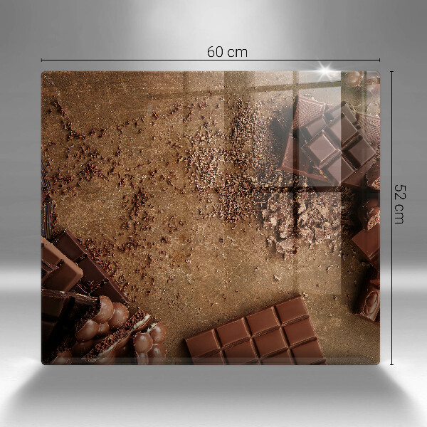 Sklenená doska na krájanie Čokoládové sladkosti