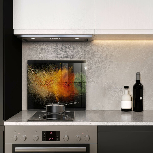 Sklenená doska na krájanie Farebné korenie