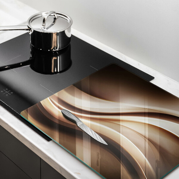 Sklenená doska na krájanie Abstrakcia jemné línie