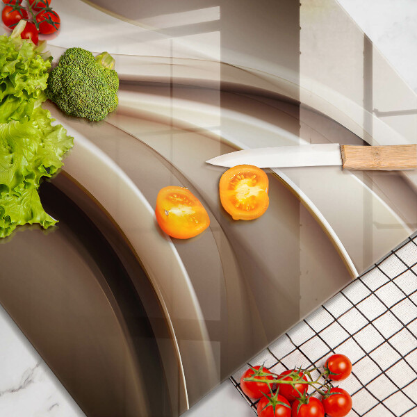 Sklenená doska na krájanie Abstrakcia jemné línie