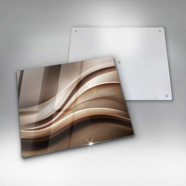 Sklenená doska na krájanie Abstrakcia jemné línie