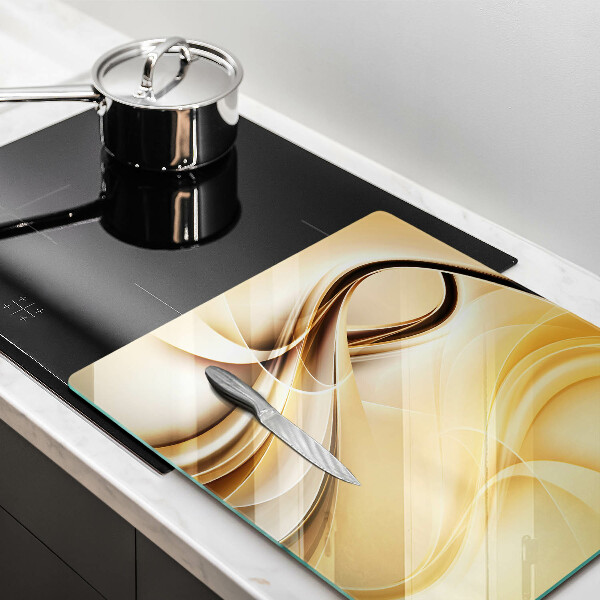 Sklenená doska na krájanie Abstrakcia dymu