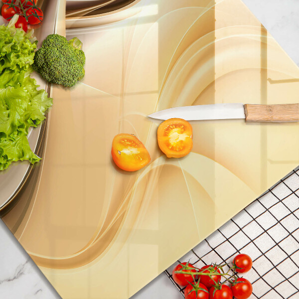 Sklenená doska na krájanie Abstrakcia dymu