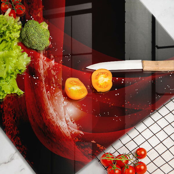 Sklenená doska na krájanie Moderná abstrakcia