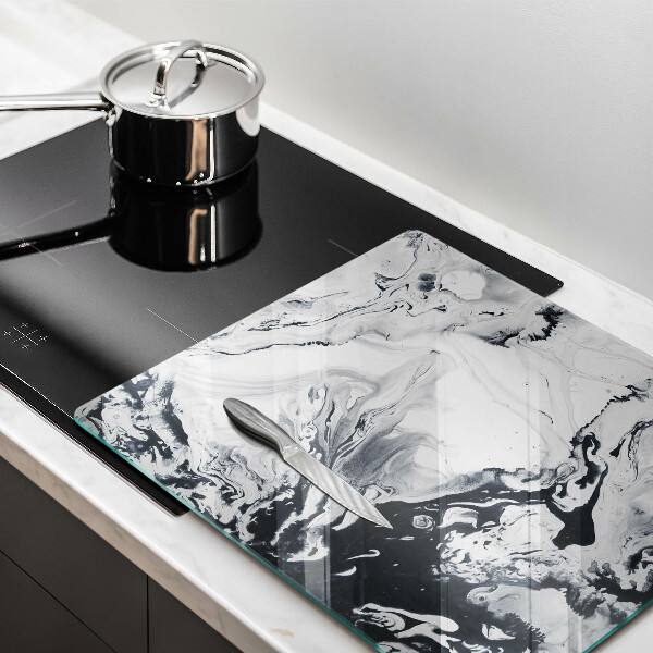 Sklenená doska na krájanie Atramentová abstrakcia