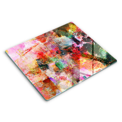 Sklenená doska na krájanie Maľovanie abstrakcie