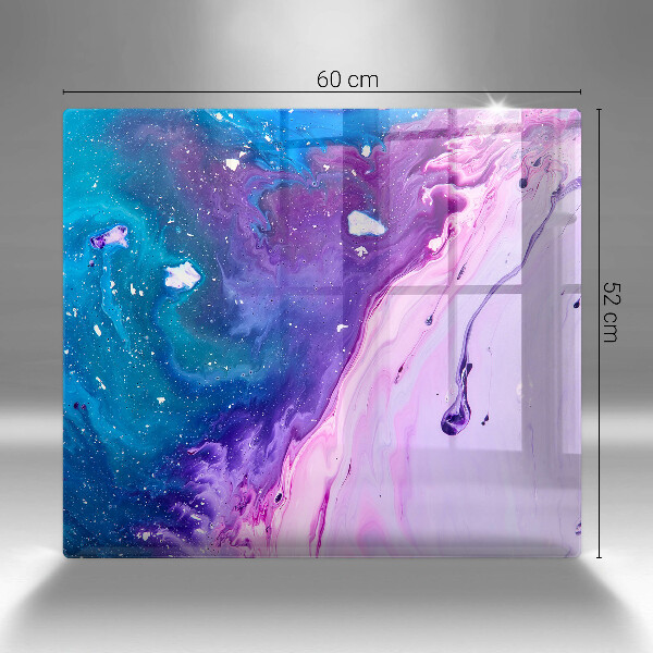 Sklenená doska na krájanie Abstrakce atramenty