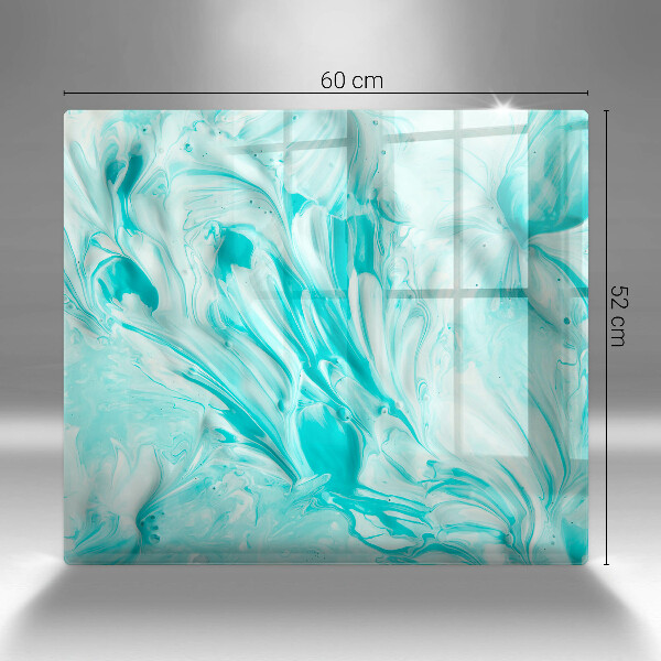 Sklenená doska na krájanie Abstrakcia farby