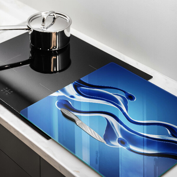 Sklenená doska na krájanie Abstrakcia tekutín